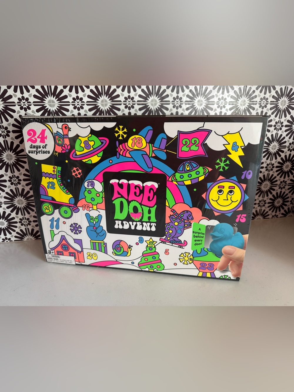 NEEDOH Advent Calendar- NEW sealed box. 24 Needoh squishy toys inside!